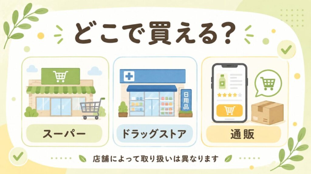 ヒガシマル牡蠣だしポン酢が買えるスーパー・ドラッグストア・通販